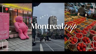 “Vlog" モントリオール旅行1日目: Trip to Montreal Day1🐣/トロント生活