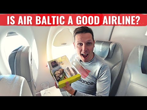 Review: AIR BALTIC's A220 Economy Class to Munich!
