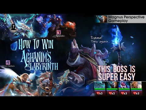 HOW TO WIN AGHANIM LABYRINTH - THIS BOSS IS SUPER EASY!!! [Level 2-Magician]
