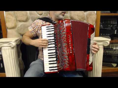 NEW Red Scandalli Air I S Handmade Reeds Piano Accordion LMMH 41 120 $5499