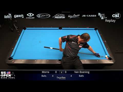 BANK POOL SEMI-FINAL: Shane Van Boening vs John Morra - 2019 US Open Bank Pool Championship