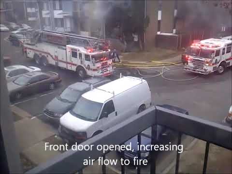 Clowser Court Uncoordinated Ventilation Flashover