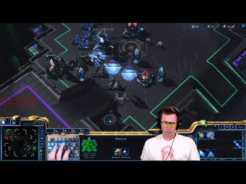 PvT - Cannon rush into Proxy Tempest - Opponent pushes the BACK of my proxy