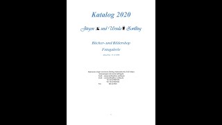 Katalog 2020  Jürgen   und Ursula   Zwilling   Bücher- und Bildershop Fotogalerie Aktuell bis 31.12.2020