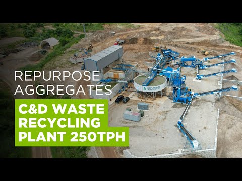 Repurpose Aggregates 250tph Waste Recycling Plant - Technical Overview - CDE Projects