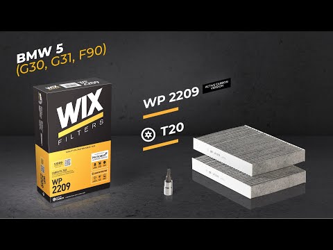 HOW TO REPLACE A WIX FILTERS CABIN FILTER I BMW 5 (G30, G31, F90) I WP2209