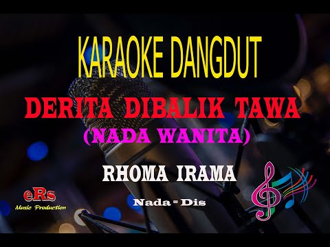 Karaoke Derita Dibalik Tawa Nada Wanita - Rhoma Irama (Karaoke Dangdut Tanpa Vocal)