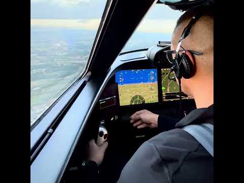 Gulfstream G600 arrival, approach, landing, and taxi