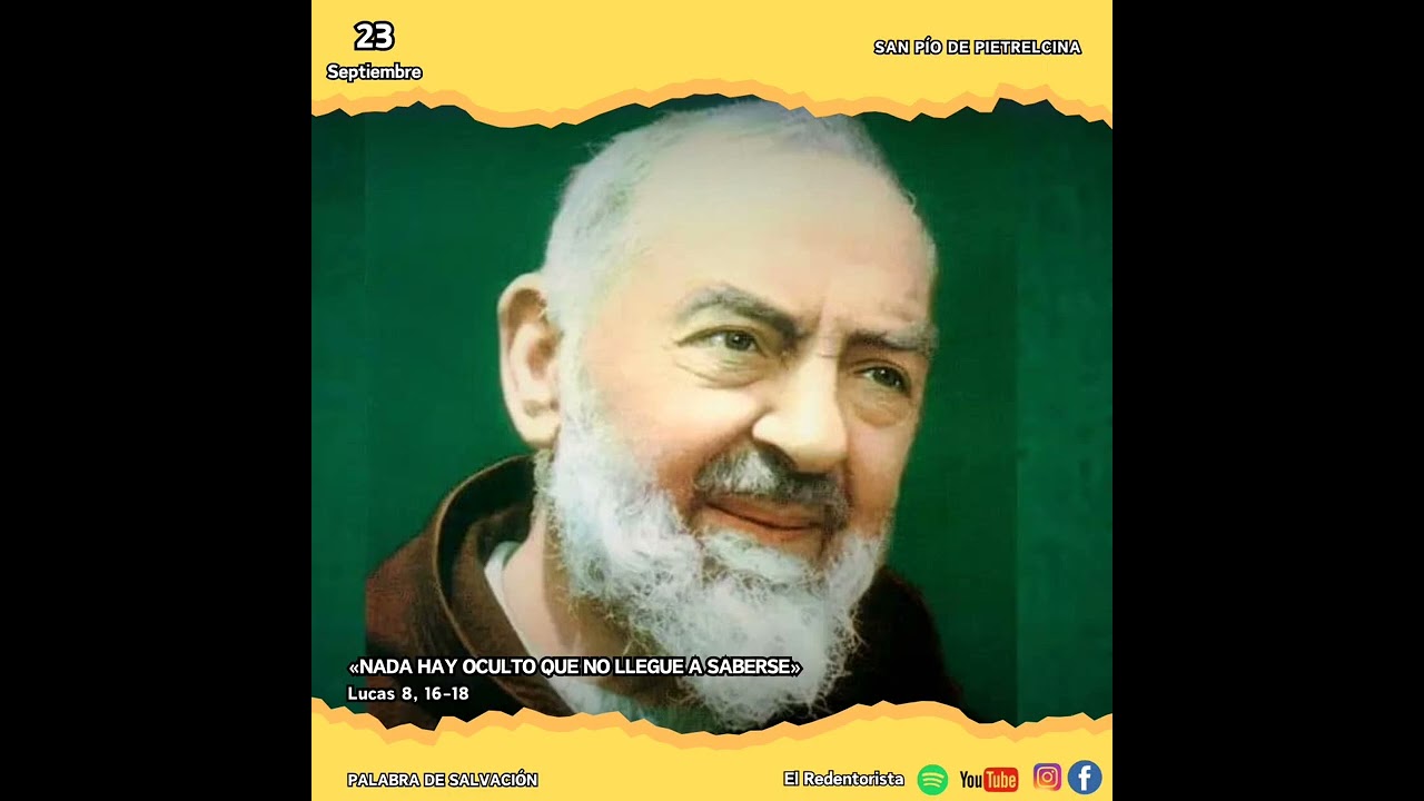 Memoria de San Pío de Pietrelcina