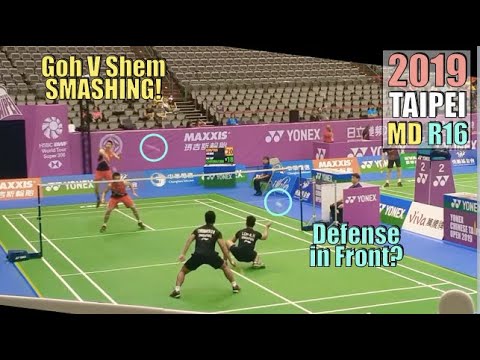 Fantastic Combination of Goh V Shem Smashing and Tan Wee Kiong Net Play.