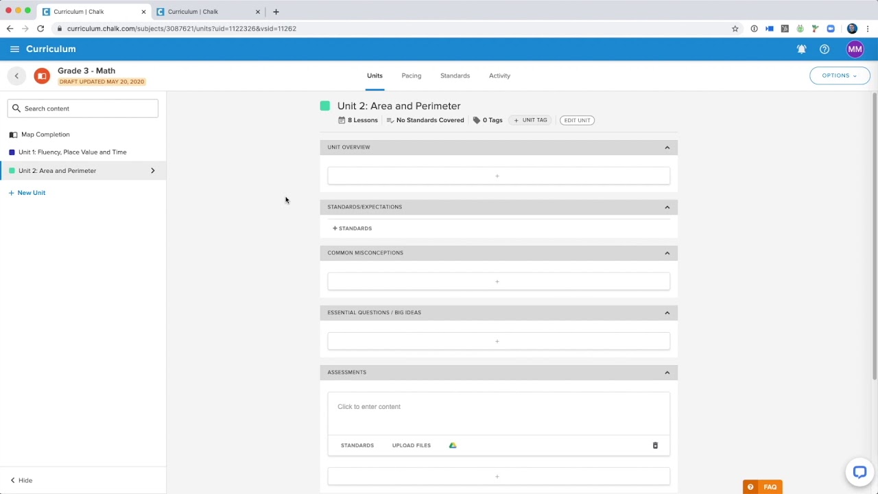 How to edit a curriculum map [Support]