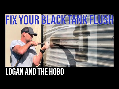 Easy “how to” Fix Your Black Tank Flush//RV Living