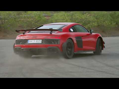 Exclusive footage: 2024 Audi R8 Coupe V10 GT RWD in Tango Red 👹