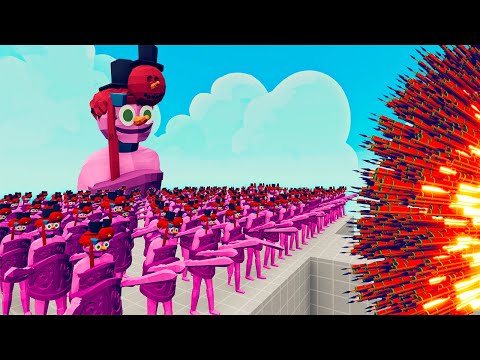 100x MOMMY LONG LEGS + 1x GIANT vs 1x EVERY GOD   Totally Accurate Battle Simulator TABS