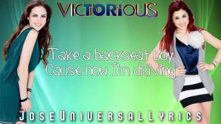 Liz Gillies &amp; Ariana Grande - Give It Up (Lyrics on Screen) HD
