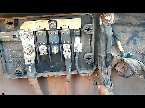 Alimentação principal das baterias, negativos e fuziveis - Volvo FH clássico