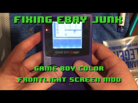 Fixing eBay Junk - Game Boy Color Frontlight Mod