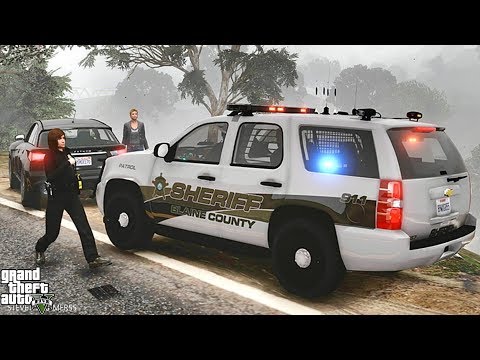 GTA 5 MODS LSPDFR 982  - SHERIFF TAHOE PATROL!!! (GTA 5 REAL LIFE PC MOD)