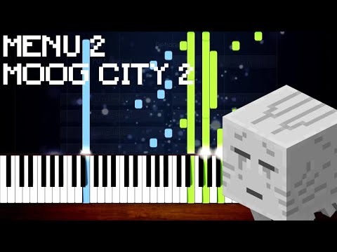 Nivek Piano - Menu 2 / Moog city 2 - Minecraft Piano Tutorial [Nivek.Piano]