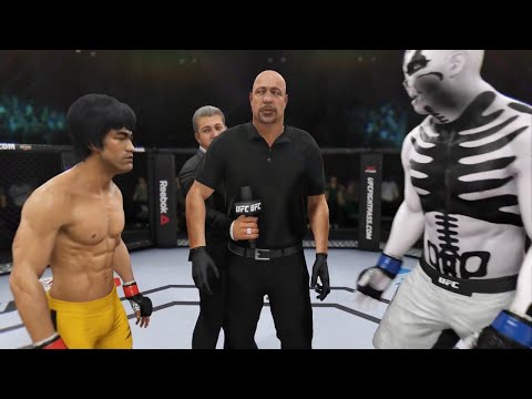 Bruce Lee vs Big Skeleton (EA Sports UFC 3)