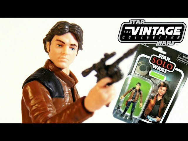 Vídeo relacionado con Star Wars La colección Vintage, Han Solo, Nueva Esperanza, Figura Premium de 9,5 cm