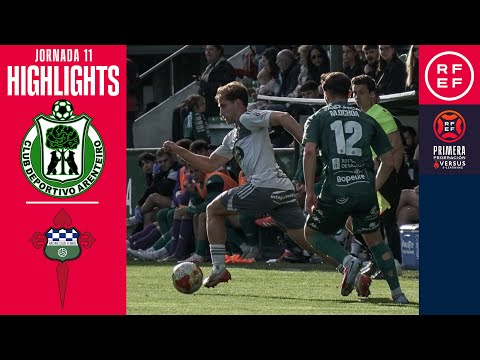 Resumen #PrimeraFederación | CD Arenteiro 0-2 Racing Club Ferrol | Jornada 11 | Temporada 2025/2026