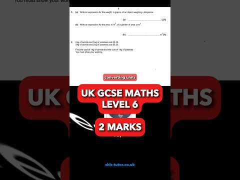 Convert Kilograms to Grams using Algebraic Expressions | GCSE Maths Level 6