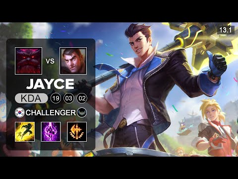 Jayce vs Ornn Top - KR Challenger - Patch 13.1 Season 13