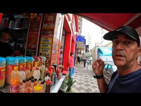 Tour São Paulo Praça da Sé e Rua São Bento até a Rua São Caetano Centro de São Paulo Brasil