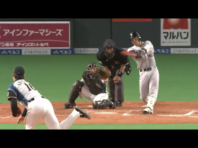 【4回表】ファイターズ・有原 早大先輩のドラゴンズ・杉山に甘い球打たれ失点  2015/5/31 F-D
