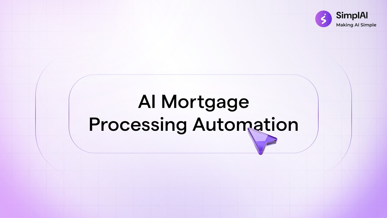 AI Mortgage Processing Automation Explained | Agentic AI Underwriting Demo