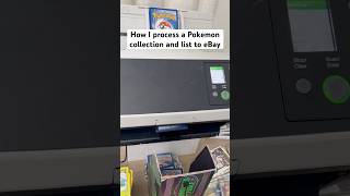 How I process a pokemon collection and list to eBay