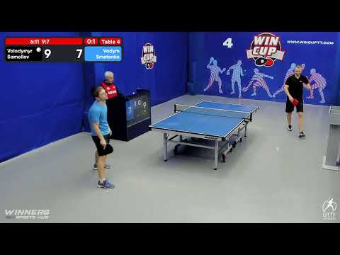 10:00 Volodymyr Samoilov 1-3  Vadym Smetenko South 1  WIN CUP 10.10.2022 | TABLE TENNIS WINCUP