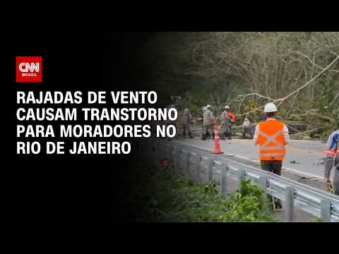 Veja situação do Rio de Janeiro após ventos de 100 km/h | HORA H
