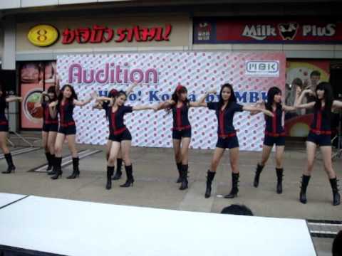 110407 Cherry Blossom cover SNSD - Hoot @ Audition Hello Korea MBK