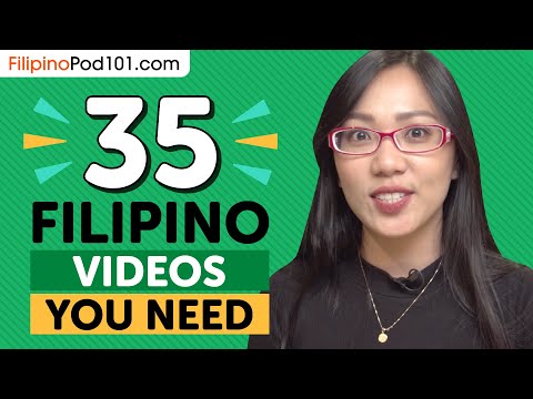 35 Beginner Filipino Videos You Must Watch | Learn Filipino
