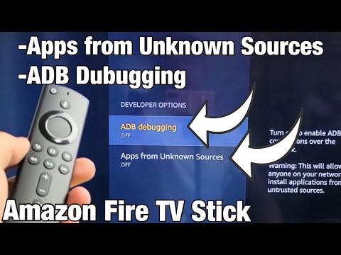 Fire TV Stick: Turn ADB Debugging or Apps from Unknown Sources ON or OFF