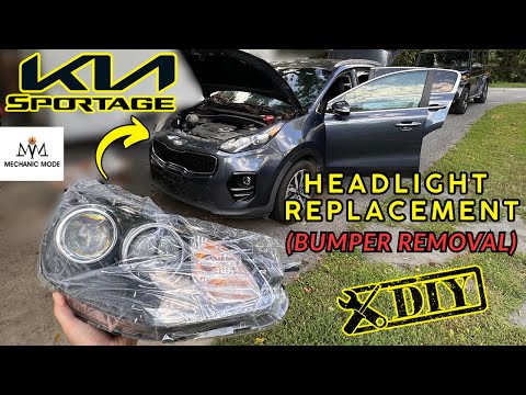 2017-2022 Kia Sportage Headlight Replacement (Quick Removal DIY)