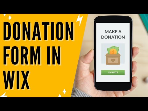 How To Add A Donation Form To Your Wix Website In Minutes