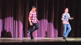 Tap Dancing to "The Lazy Song" performed by David and Jacob Guzman