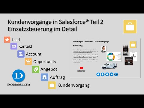 Kundenvorgänge in Salesforce® - Teil 2 – Einsatzsteuerung im Detail