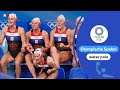 Waterpolosters spelen spannende wedstrijd tegen Spanje | samenvatting Nederland - Spanje | Tokyo2020