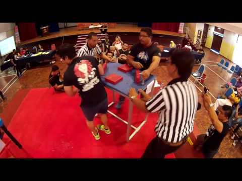 Mr. Seremban 2016 Arm Wrestling Valen Low vs Saedon