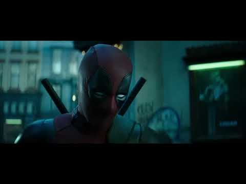 Deadpool 2 promo still with action montage energy—fits the rock-forward soundtrack
