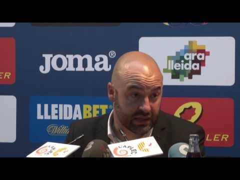 David Movilla tras Lleida 1 - Barakaldo CF 0 (Play off ascenso)