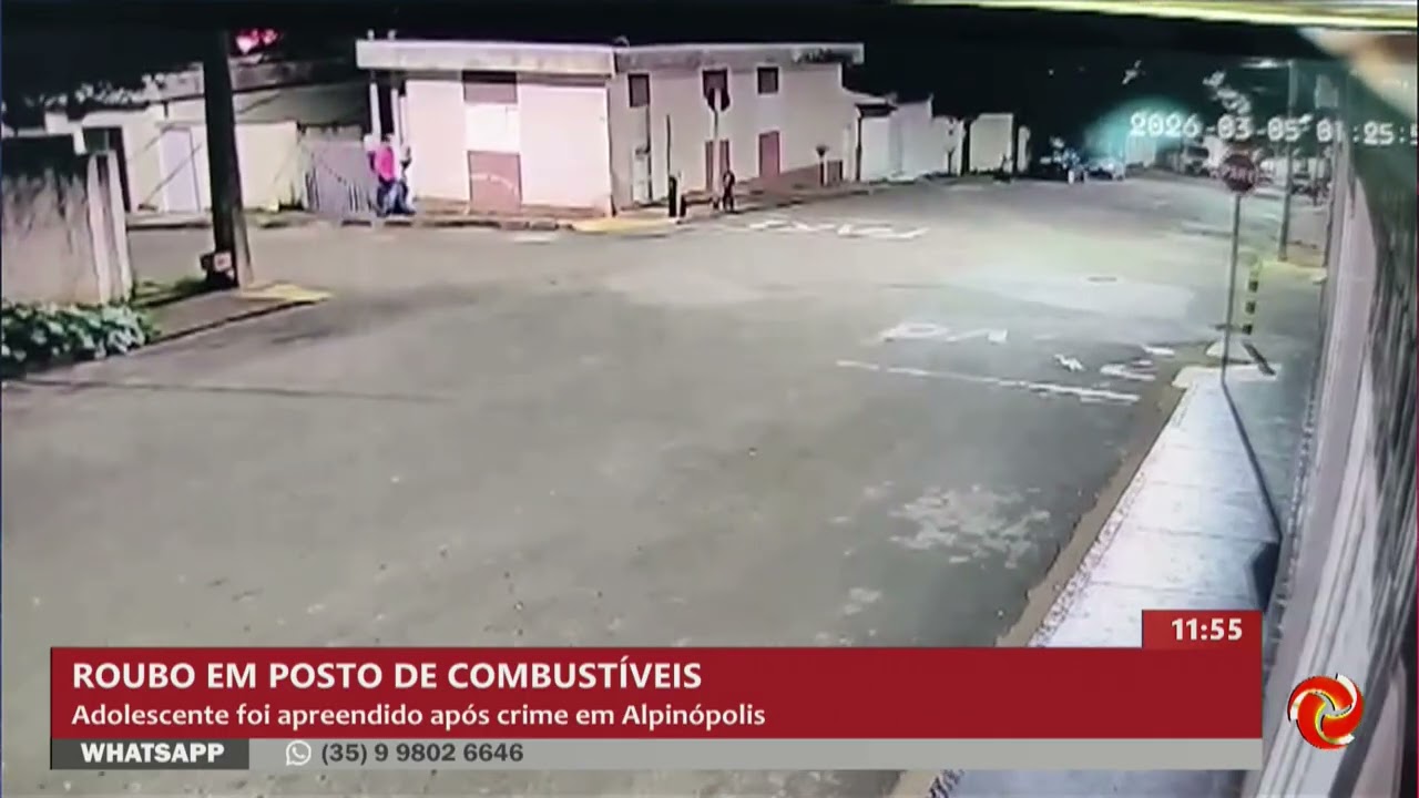 Adolescente é apreendido após roubo em poste em Alpinópolis