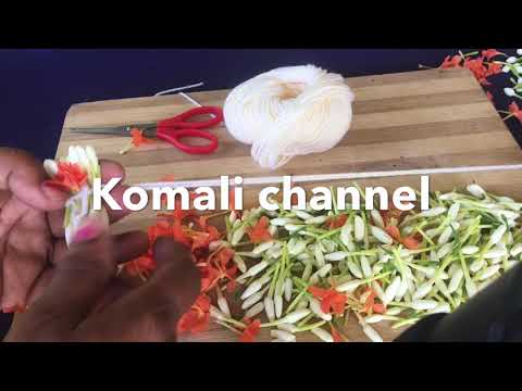 Poola jada veni//fresh flowers garland