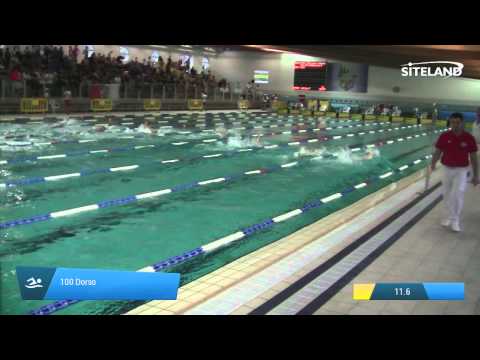 Serie 9 dei 100 Dorso  Assoluti Maschi Master - Campionati Regionali Master 2015 VENETO e FRIULI VG