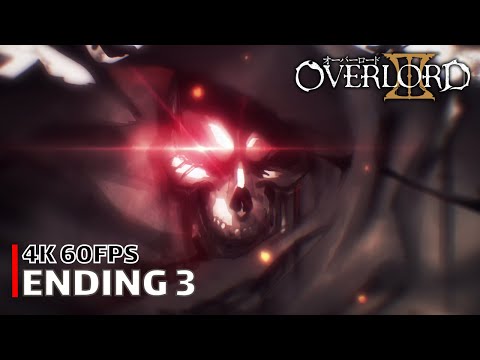 Overlord - Ending 3 【Silent Solitude】 4K 60FPS Creditless | CC