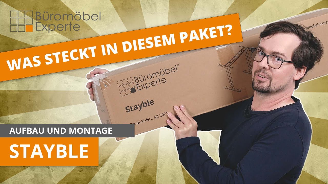 Video zum Höhenverstellbarer Schreibtisch Stayble